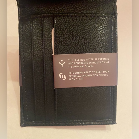 Kenneth Cole Reaction Men’s Flex Wallet Black - New without box - Picture 6 of 7